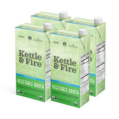 4 Pack: Vegetable Low Sodium Cooking Broth - 32oz