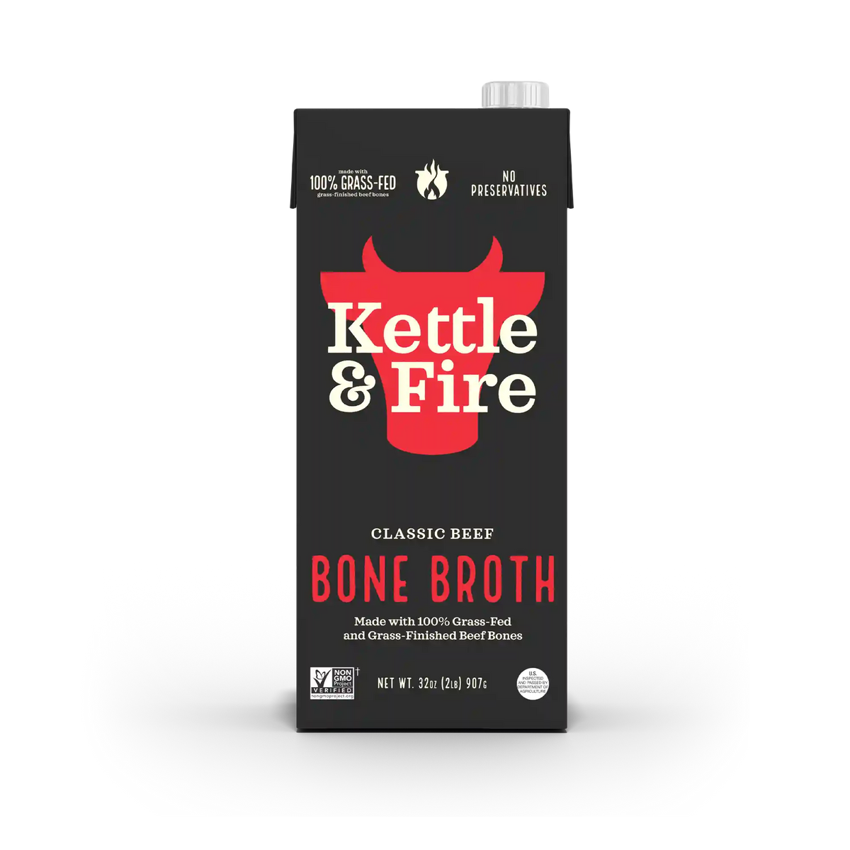 4-Pack: Beef Bone Broth - 32oz