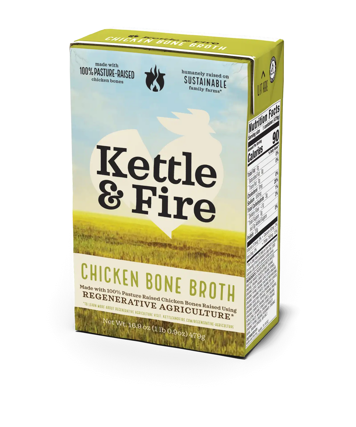 Regenerative Chicken Bone Broth - 16.9 oz