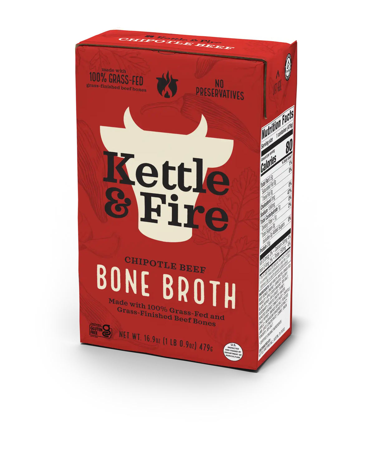 Chipotle Beef Bone Broth - 16.9 oz